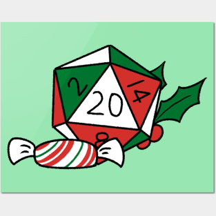 Christmas d20 Posters and Art
